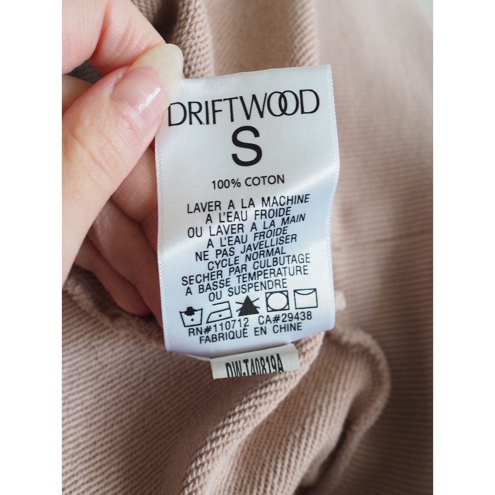 Driftwood Floral Embroidered Pink Sweatshirt Boho Cottagecore Small Good Rose - Picture 7 of 16